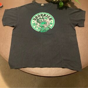 Vintage Dropkick Murphys T-Shirt Men's XL Skull Bagpiper Punk Rock Band Concert